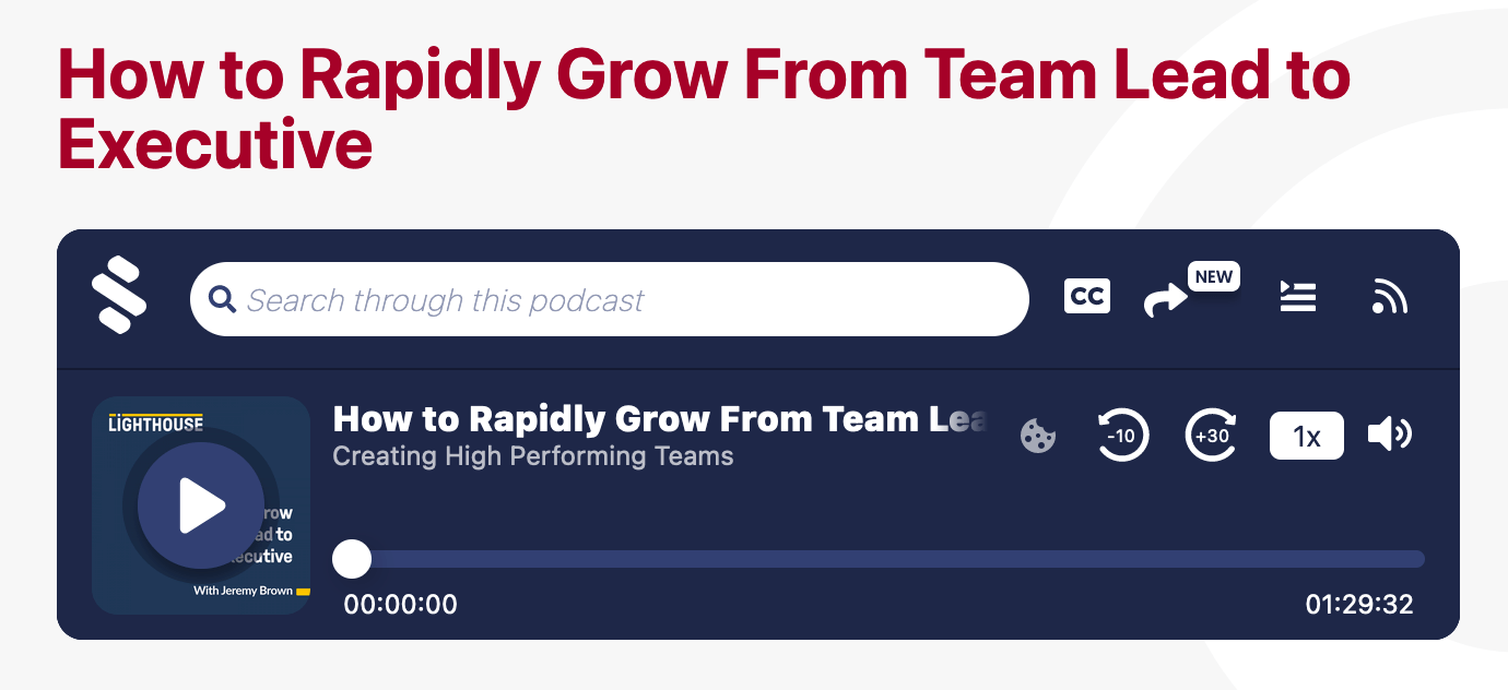 Episode 15 · How to Rapidly Grow From Team Lead to Executive